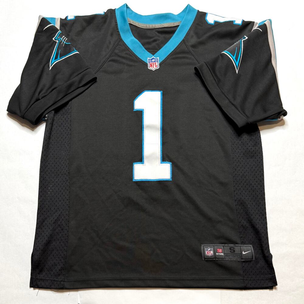 Nike On Field NFL Carolina Panthers Cam Newton #1 Football Jersey Small
